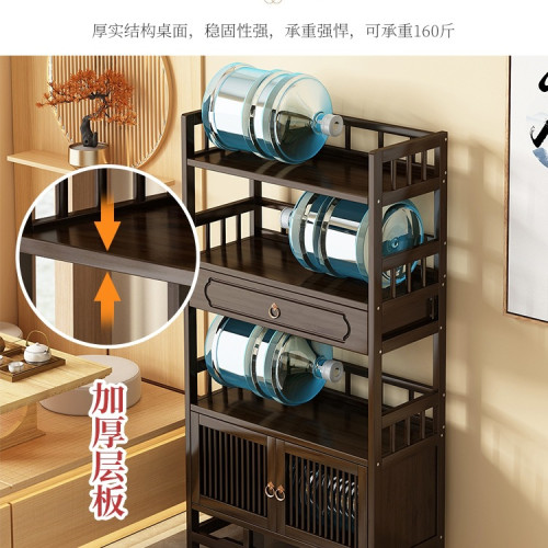 茶水櫃辦公室茶櫃置物架家用茶葉櫃茶台桌邊櫃茶葉茶具收納儲物櫃