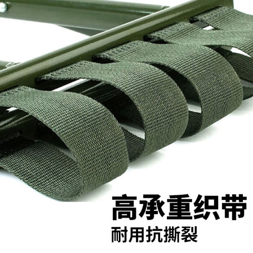 馬紥軍訓折曡小凳子可攜式結實特厚加厚戶外擺攤釣魚靠背椅絹花通用