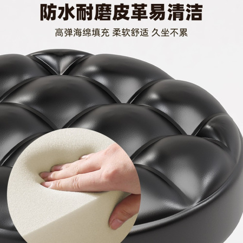 滑輪矮凳美縫兒童帶娃學步美甲圓凳萬向輪帶輪小凳子家用移動