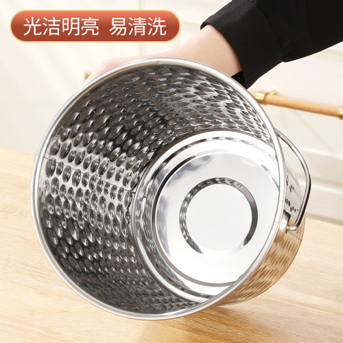 不鏽鋼冰桶商用酒吧歐式香檳桶裝冰塊的桶鎚點冰粒桶啤酒桶紅酒桶