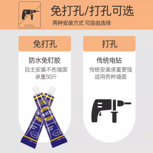 浴室鏡子貼牆自粘衛生間洗面台厠所洗手間洗漱鏡免打孔掛牆洗臉鏡