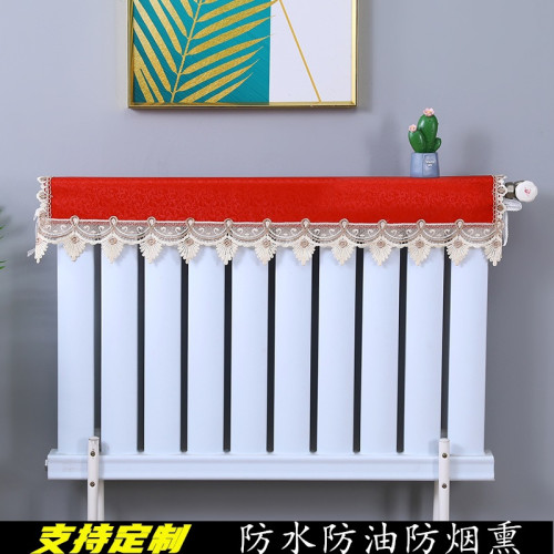 暖氣片罩遮擋新款裝飾家用防水防油防燻牆罩子立式鑄鐵半包防塵罩