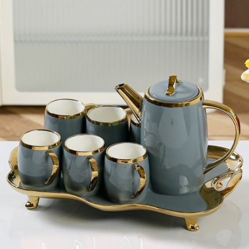 茶具套裝2025新款輕奢陶瓷水杯茶壺杯具茶杯家用客廳待客水具