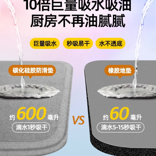 廚房地墊防滑防油可擦免洗地毯防水2025新款吸水耐髒腳墊子