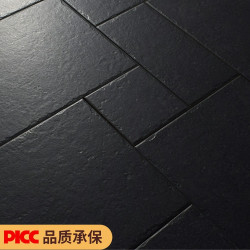 黑色中式客廳仿古地甎庭院萊姆石磁磚板材戶外防滑花罈園地鋪民宿