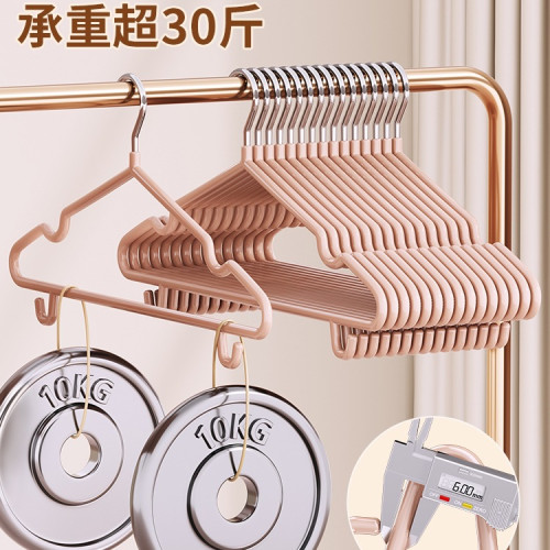 衣架加厚加粗宿舍用學生大號晾衣服撐子家用掛衣無痕防滑新款衣掛