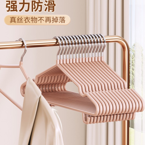 衣架加厚加粗宿舍用學生大號晾衣服撐子家用掛衣無痕防滑新款衣掛