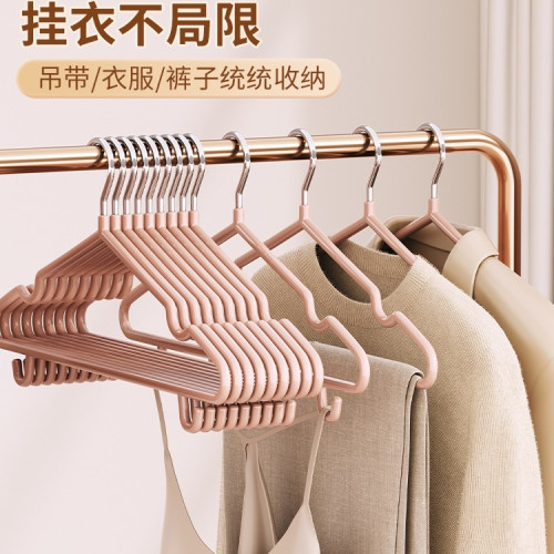 衣架加厚加粗宿舍用學生大號晾衣服撐子家用掛衣無痕防滑新款衣掛