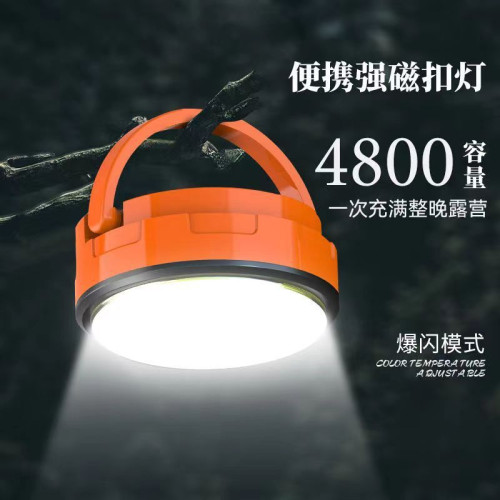 新款強光可攜式迷你工作燈鑰匙扣小手電筒多功能磁吸隨身燈充電燈家