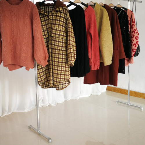 服裝架展示架地攤落地陽台晾曬被貨架掛衣服架子單桿架水管晾衣架