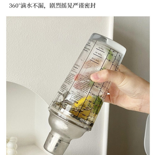 玻璃雪克杯食品級奶茶手搖杯手打檸檬茶製作雞尾酒調酒工具套裝無
