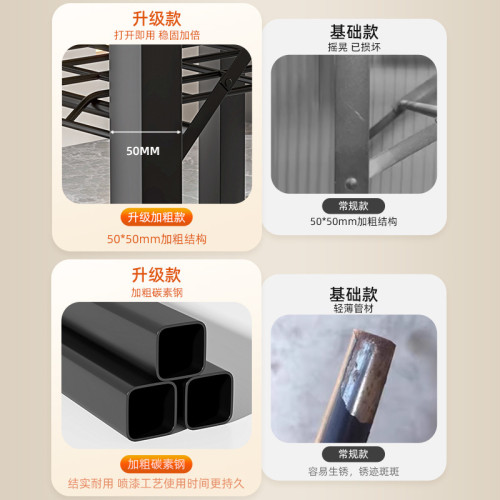 烤火桌子秋冬季新款家用烤火架爐一體取暖桌可折曡四方餐桌麻將桌