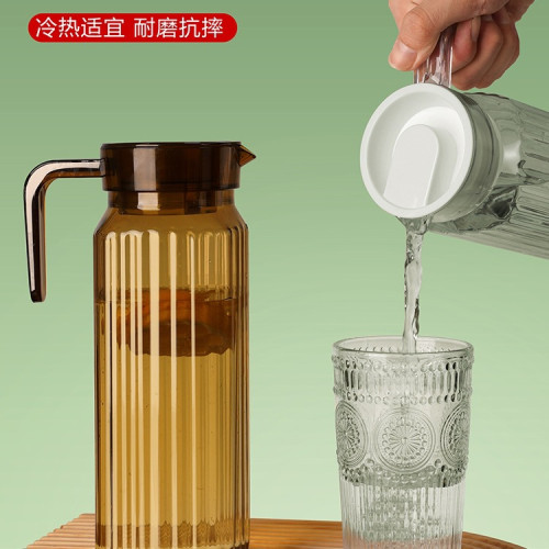 商用飯店塑膠冷水壺果汁飲料壺茶壺食品級大容量耐高溫涼水壺