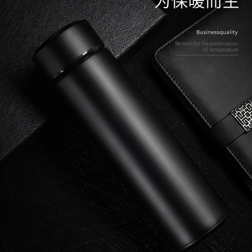 智能保溫杯男士大容量泡茶杯子女生可攜式不鏽鋼水杯印log