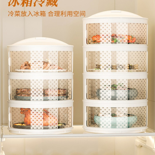 蓋菜罩2025家用新款賸飯賸菜飯保溫菜罩餐桌罩冬季多層食品級