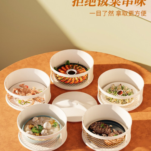 蓋菜罩2025家用新款賸飯賸菜飯保溫菜罩餐桌罩冬季多層食品級