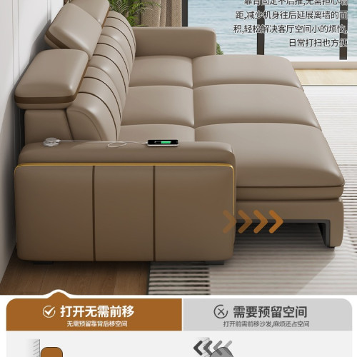 沙發床客廳2025新款小戶型多功能折曡兩用直排智能電動沙發
