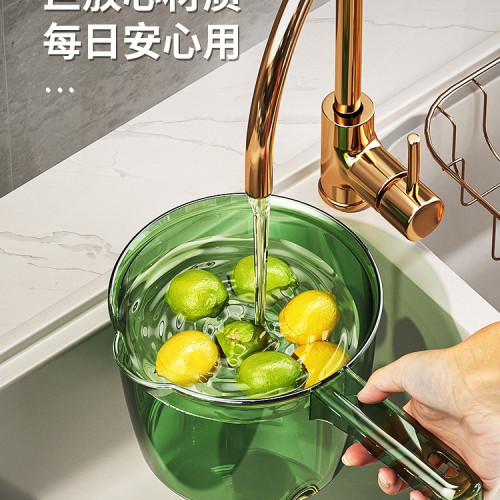 水勺廚房舀水瓢家用長柄塑膠大號創意加深厚水舀子水漂洗頭勺子無
