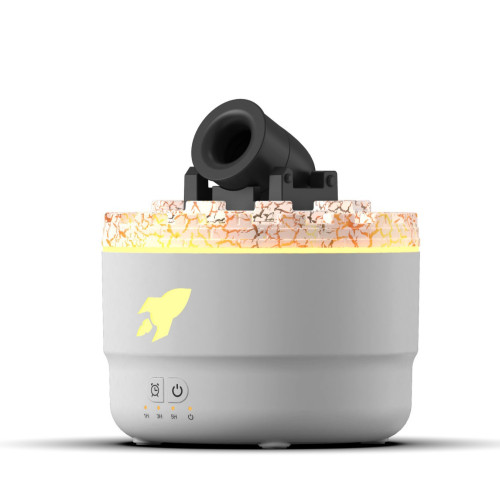 新款吐菸圈火山砲台香薰機家用加溼器大容量大霧量擴香機精油