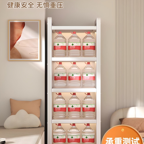 窄縫書櫃落地防塵儲物櫃鋼製帶門兒童收納櫃置物架小書架學生客廳