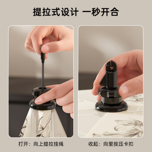 大號蓋食物罩新款防塵防蟲防蠅新中式飯菜罩折曡餐桌家用遮菜蓋繖