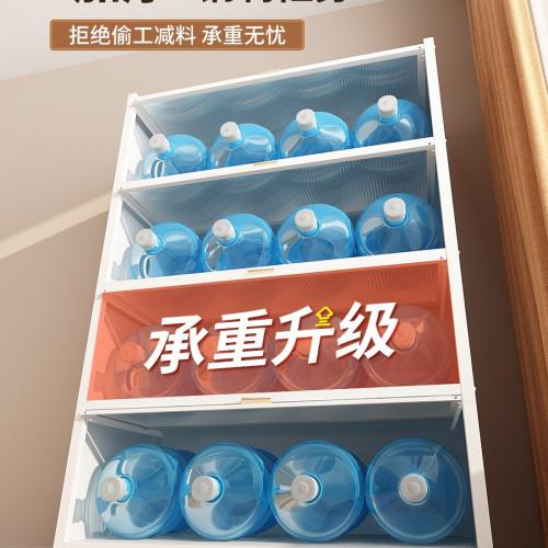 鋼製矮書櫃帶門兒童書架家用一體靠牆防塵儲物櫃落地置物架收納櫃