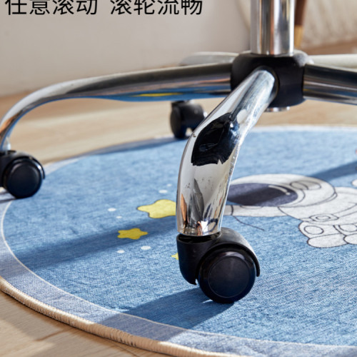 圓形地毯臥室電腦椅子保護地墊客廳轉椅地板墊子書房搖椅腳墊