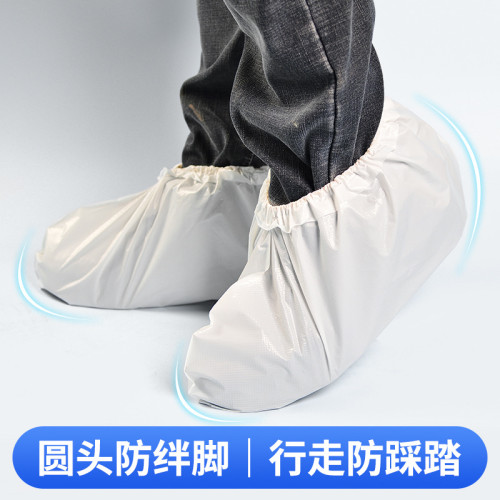 一次性鞋套防水雨天家用室內加厚耐磨防滑成人塑膠透明腳套襪