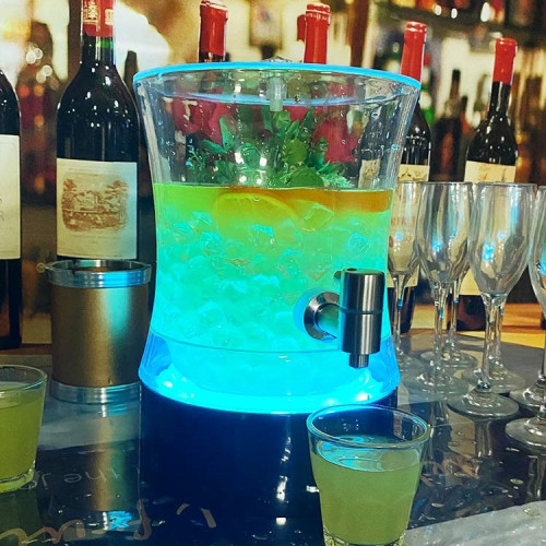酒吧啤酒桶帶龍頭可樂桶雞尾酒網紅紥啤容器發光酒砲3L飲料桶