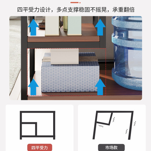 茶桌家用小茶台客廳沙發邊幾側邊櫃可移動茶幾茶水櫃置物架桌子無