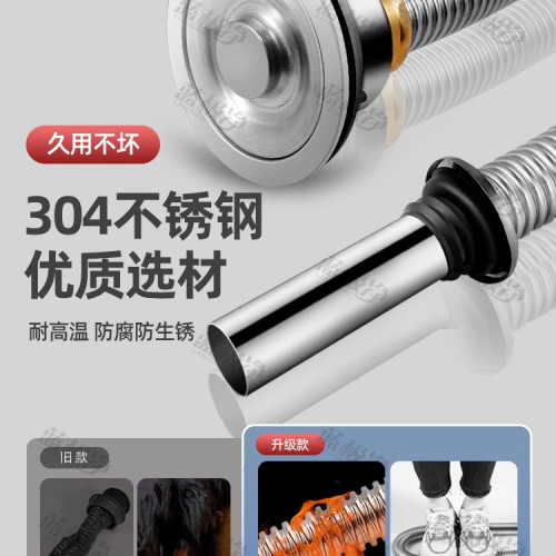 廚房洗菜盆下水管配件洗碗池水槽排水管不鏽鋼下水器防臭套裝
