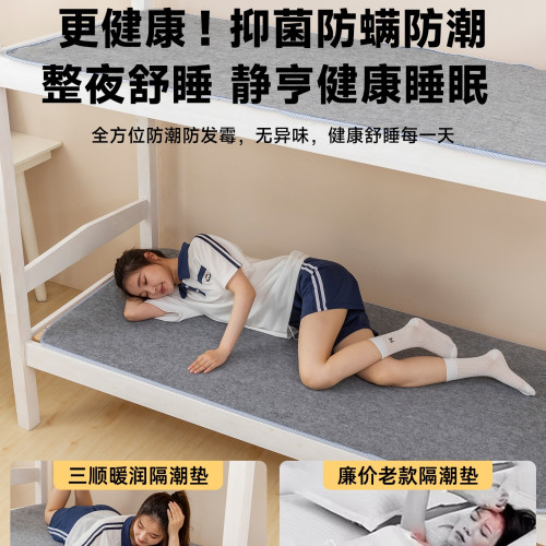 大學生宿舍防潮墊防溼防黴防蟎隔髒墊床上用隔潮毛氈墊子四季加厚