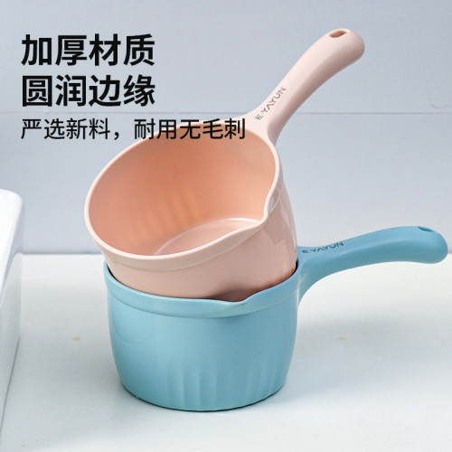 家用廚房水瓢加厚塑膠舀水勺兒童浴室漂洗頭淋澡沖水勺立體澆水勺