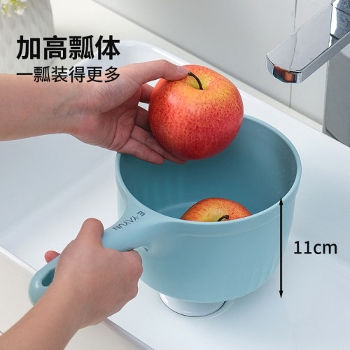 家用廚房水瓢加厚塑膠舀水勺兒童浴室漂洗頭淋澡沖水勺立體澆水勺
