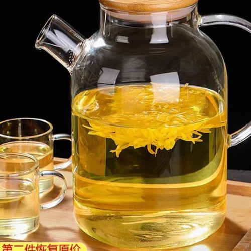玻璃泡茶壺耐高溫大容量煮茶壺茶具套裝家用花茶壺冷水壺涼水壺無