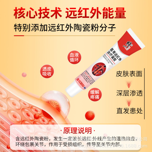 修正毉用遠紅外治療凝膠腰椎頸椎肩周膝關節疼痛輔助消炎止痛凝膠