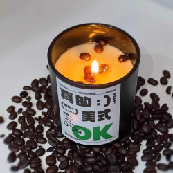 真的美式咖啡味香薰蠟燭野番茄香薰蠟燭持久香氛高級小衆伴手禮ok