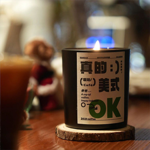 真的美式咖啡味香薰蠟燭野番茄香薰蠟燭持久香氛高級小衆伴手禮ok