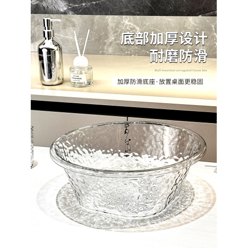 美容院專用透明宿捨大小號洗臉盆