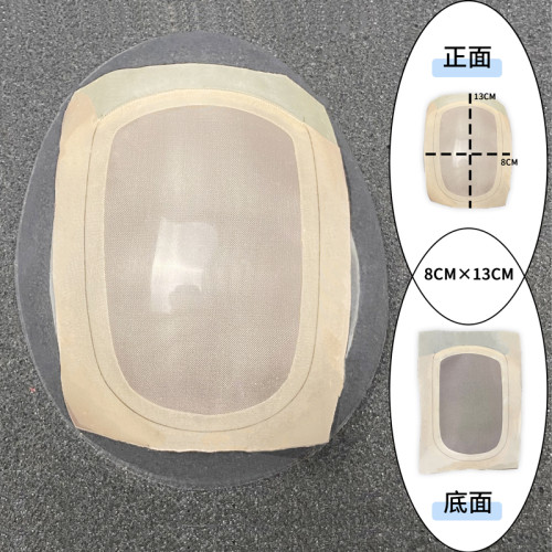 遞針網底手織假發網底手勾假發材料假發片diy假發底網倣真頭皮網