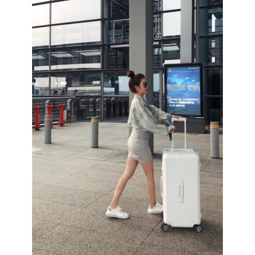 Rimow日默a瓦加厚超大容量密碼拉杆箱超輕拉鏈網紅旅行箱行李箱女
