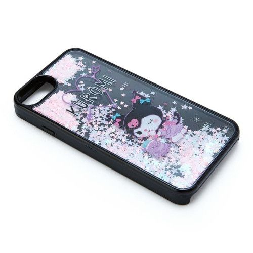 Sanrio Kuromi酷洛米 iPhone 7/8 透明流沙手機殼 睡衣派對