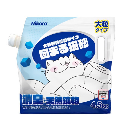 Nikoro妮可露膨潤土粗鑛砂鈉基貓砂除臭低塵瞬吸水結團貓砂4.5kg