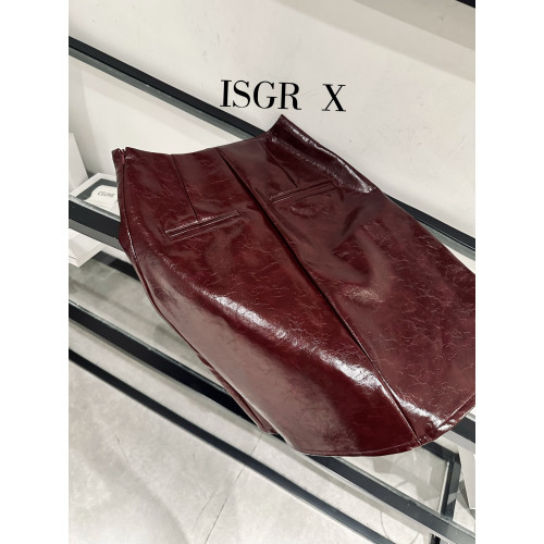 ISGRX 聲色犬馬 原創設計安可拉紅短裙氣質禦姐
