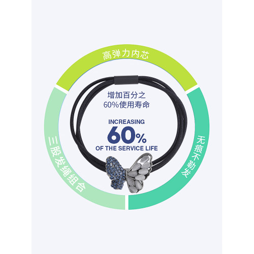 橡皮筋女紥頭發繩皮套高彈力發圈頭繩2024新款高端成人高級感頭飾