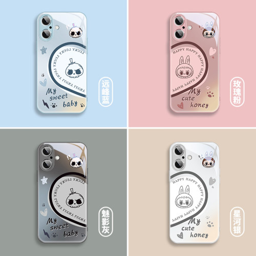 labubu泡泡瑪特蘋果16手機殼iPhone15ProMax新款16pm十六14plus愛心情侶13拉佈佈xr骷髏12/11創意xs男女x硬殼