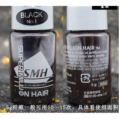 日本RUAN迷麗發SUPER MILLION HAIR增發纖維 濃發寶 5克裝