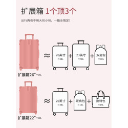 高顔值大容量密碼耐用行李箱