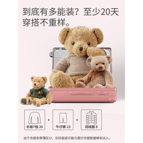 高顔值大容量密碼耐用行李箱