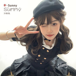 哼唧Lolita特價全頭套式自然假發